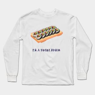 Sushi Design Long Sleeve T-Shirt